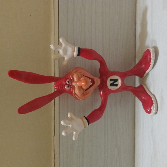Vintage 1986 Domino's Pizza "NOID" Promo Advertising Bendable Action Figure - Picture 1 of 3